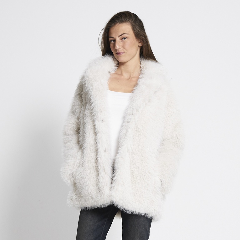 Faux fur jacket "Fabia"